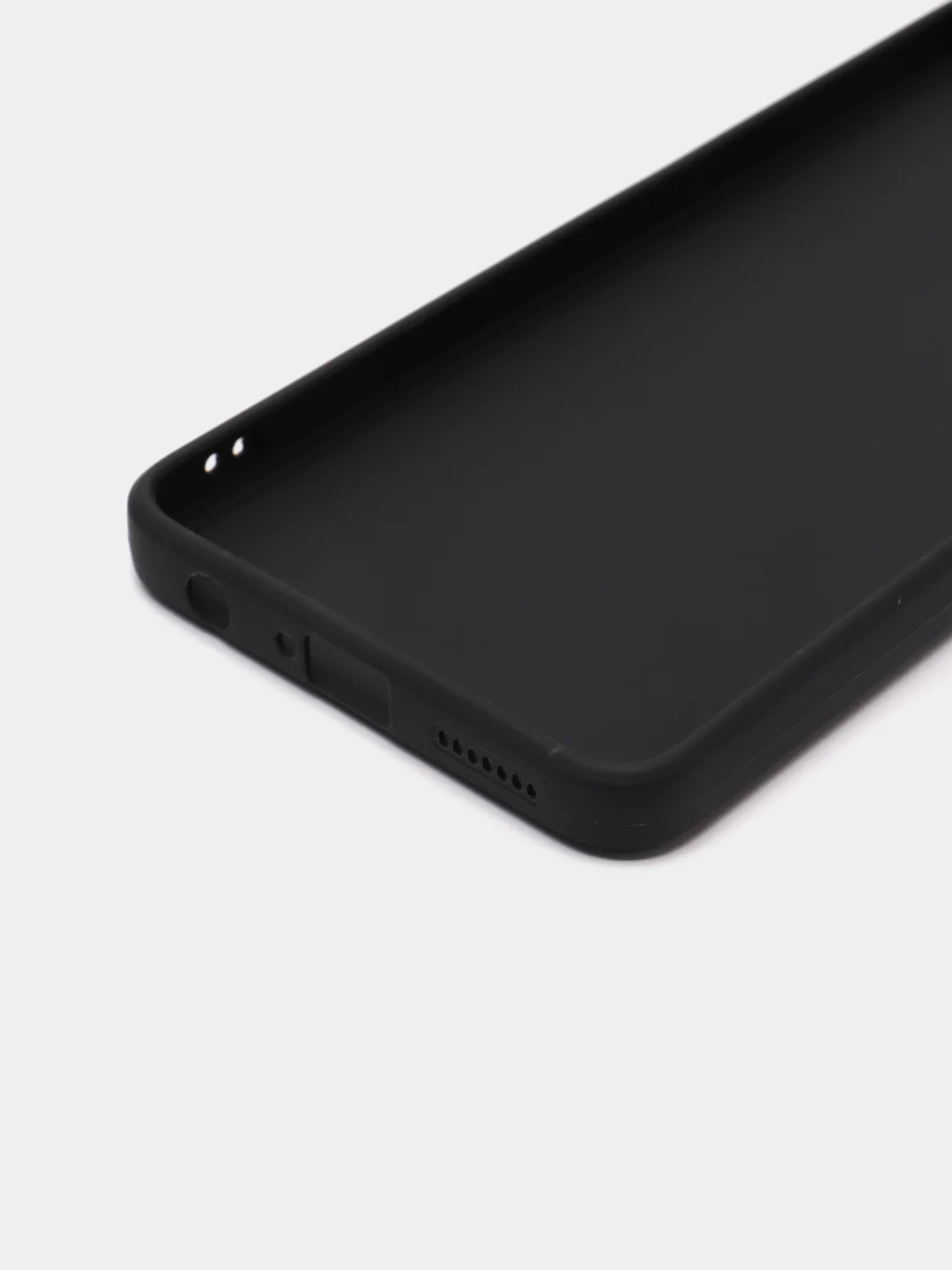 Черный чехол Tecno Camon 19 Neo (Техно Камон 19 Нео), прозрачный и черный с защитой камеры