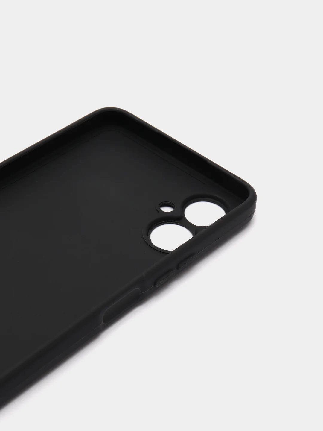 Черный чехол Tecno Camon 19 Neo (Техно Камон 19 Нео), прозрачный и черный с защитой камеры