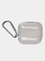 Прозрачный чехол для Apple AirPods 3 прозрачный силиконовый аирподс с карабином