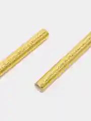 Желтый трубочки для коктейлей, 25 штук