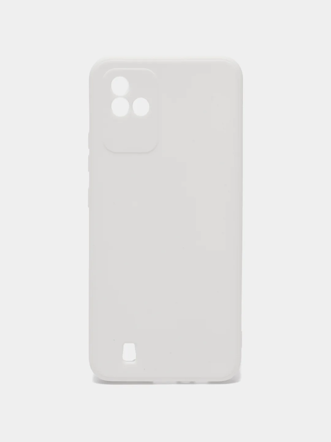 Белый чехол Realme NARZO 50i / Реалми Нарзо 50 ай, силиконовый