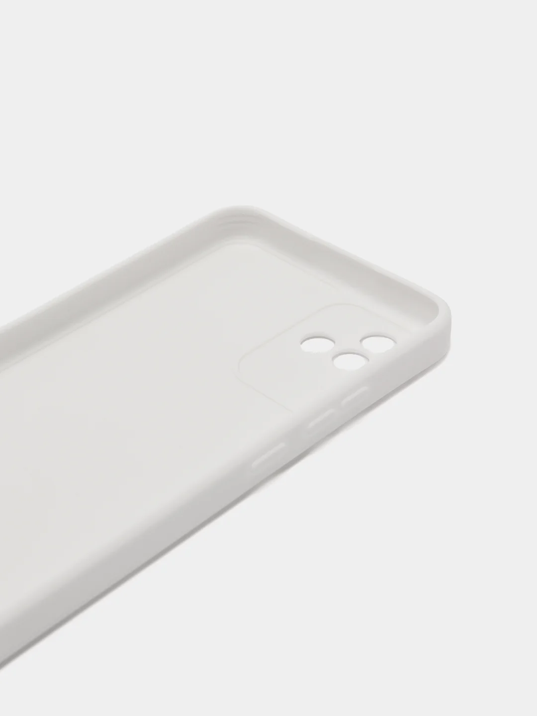 Белый чехол Realme NARZO 50i / Реалми Нарзо 50 ай, силиконовый