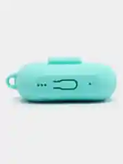 Бирюзовый чехол для наушников Apple AirPods Pro 2 силиконовый с карабином