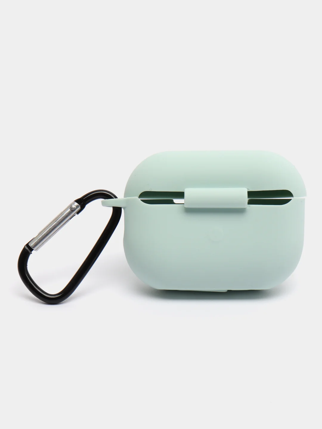 Оливковый чехол для наушников Apple AirPods Pro 2 силиконовый с карабином