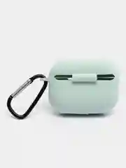 Оливковый чехол для наушников Apple AirPods Pro 2 силиконовый с карабином