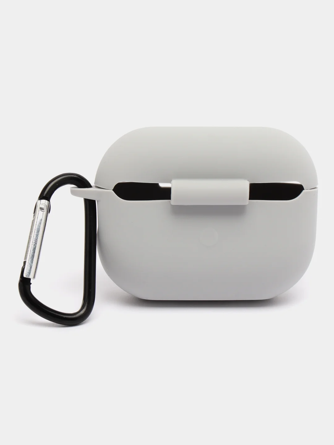 Хаки чехол для наушников Apple AirPods Pro 2 силиконовый с карабином