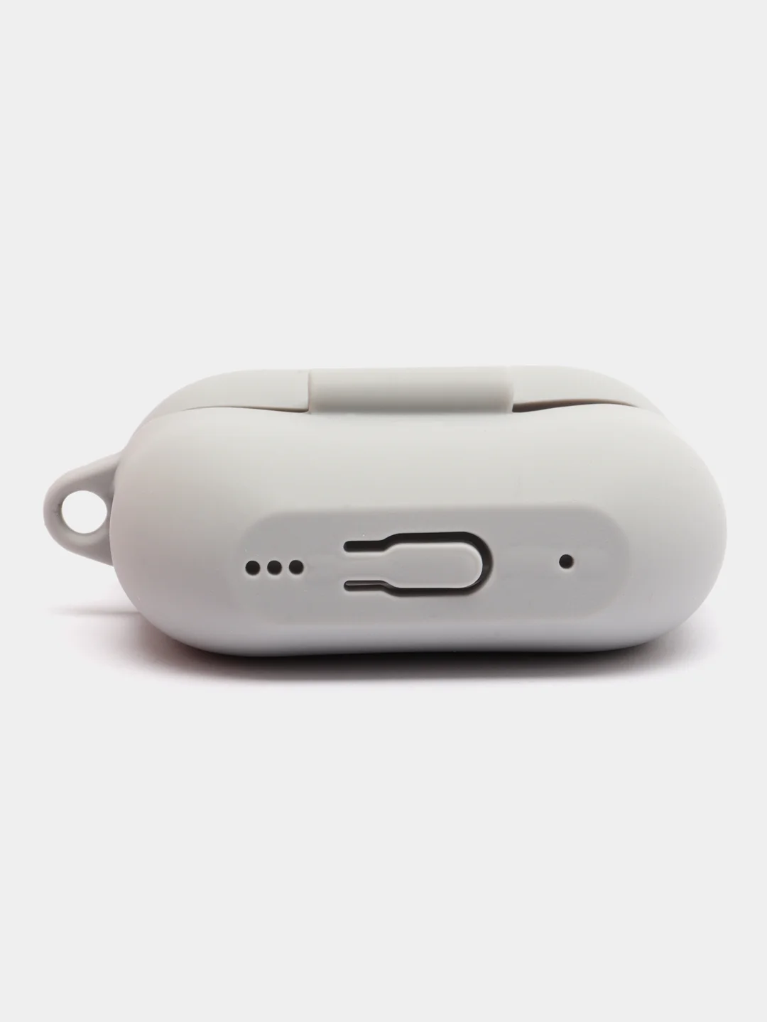 Хаки чехол для наушников Apple AirPods Pro 2 силиконовый с карабином