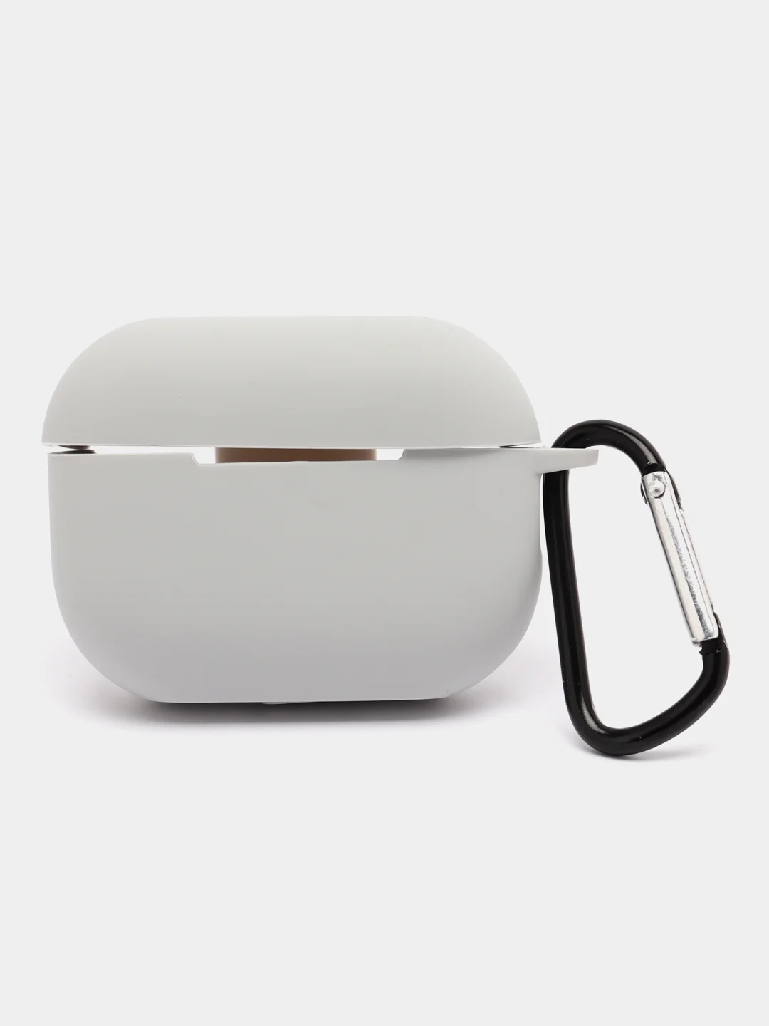 Хаки чехол для наушников Apple AirPods Pro 2 силиконовый с карабином