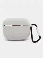 Хаки чехол для наушников Apple AirPods Pro 2 силиконовый с карабином