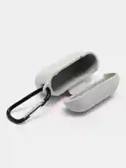 Хаки чехол для наушников Apple AirPods Pro 2 силиконовый с карабином