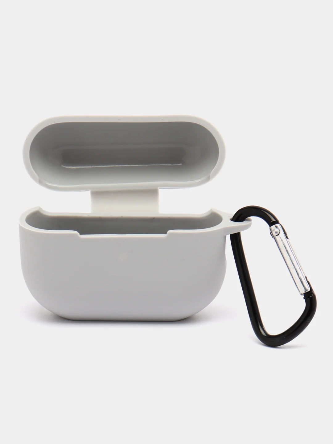 Хаки чехол для наушников Apple AirPods Pro 2 силиконовый с карабином