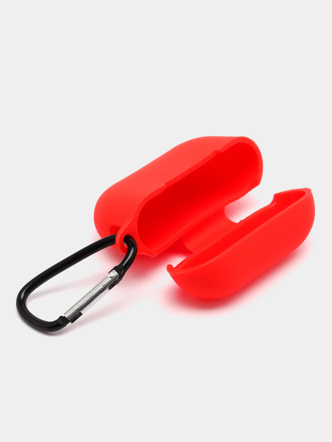 Бирюзовый чехол для наушников Apple AirPods Pro 2 силиконовый с карабином