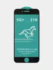 Черный защитное стекло для iPhone 7 / 8 / SE