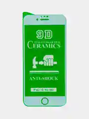 Белый защитное стекло Ceramics на Apple Iphone 6, 7, 8, гибкое