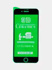 Черный защитное стекло Ceramics на Apple Iphone 6, 7, 8, гибкое