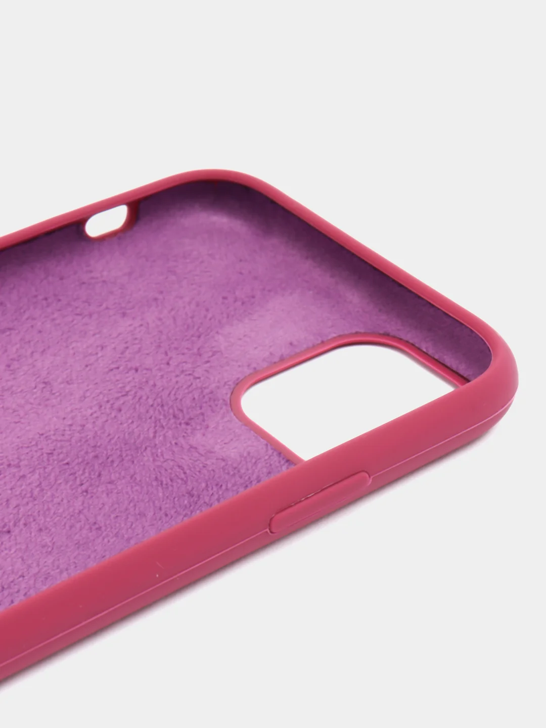 Багровый чехол Silicone Case для iPhone 11, с открытым низом