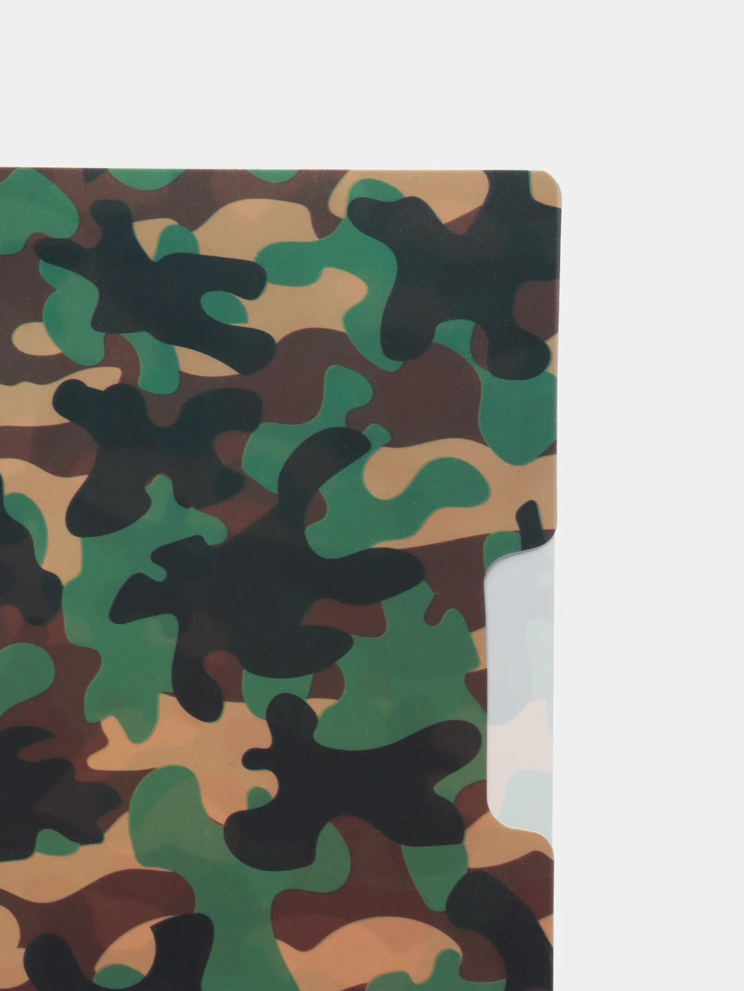 Папка-уголок "Military", A4+, пластиковая, 180 мкм, №1 School