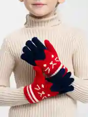 Вишнёвый детские перчатки