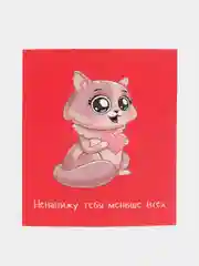 Алый мини-открытки