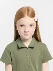 Пудровый детские заколки