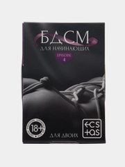 Эротическая карточная игра для двоих "БДСМ для начинающих", 18+