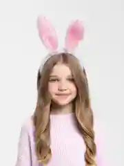 Алый ободок ушки уши зайчика зайца / новый год