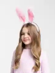 Алый ободок ушки уши зайчика зайца / новый год