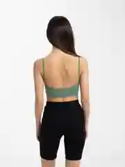 Зеленый женский топ базовый