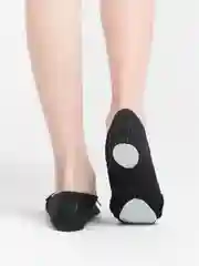 Черный балетки спортивные