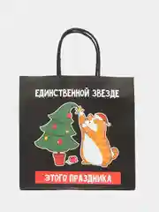 Коралловый меланж пакет подарочный "С новым годом", 21 дизайн