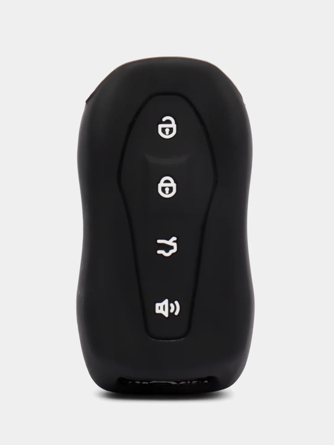 Черный чехол для смарт-ключей Geely Tugella / Geely Atlas Pro силиконовый