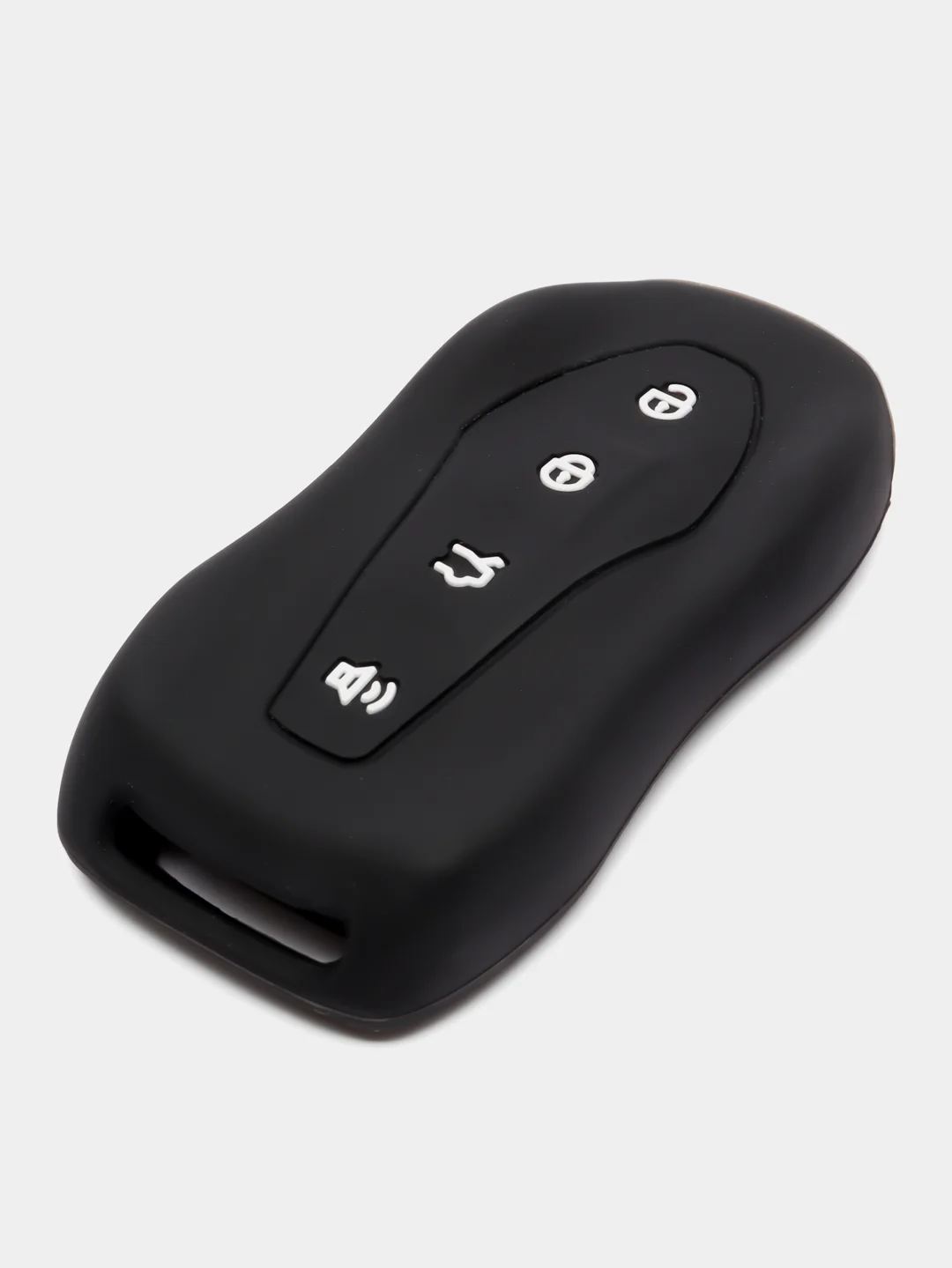 Черный чехол для смарт-ключей Geely Tugella / Geely Atlas Pro силиконовый