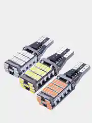 Светодиодные автомобильные LED лампы T15 45SMD, разные цвета