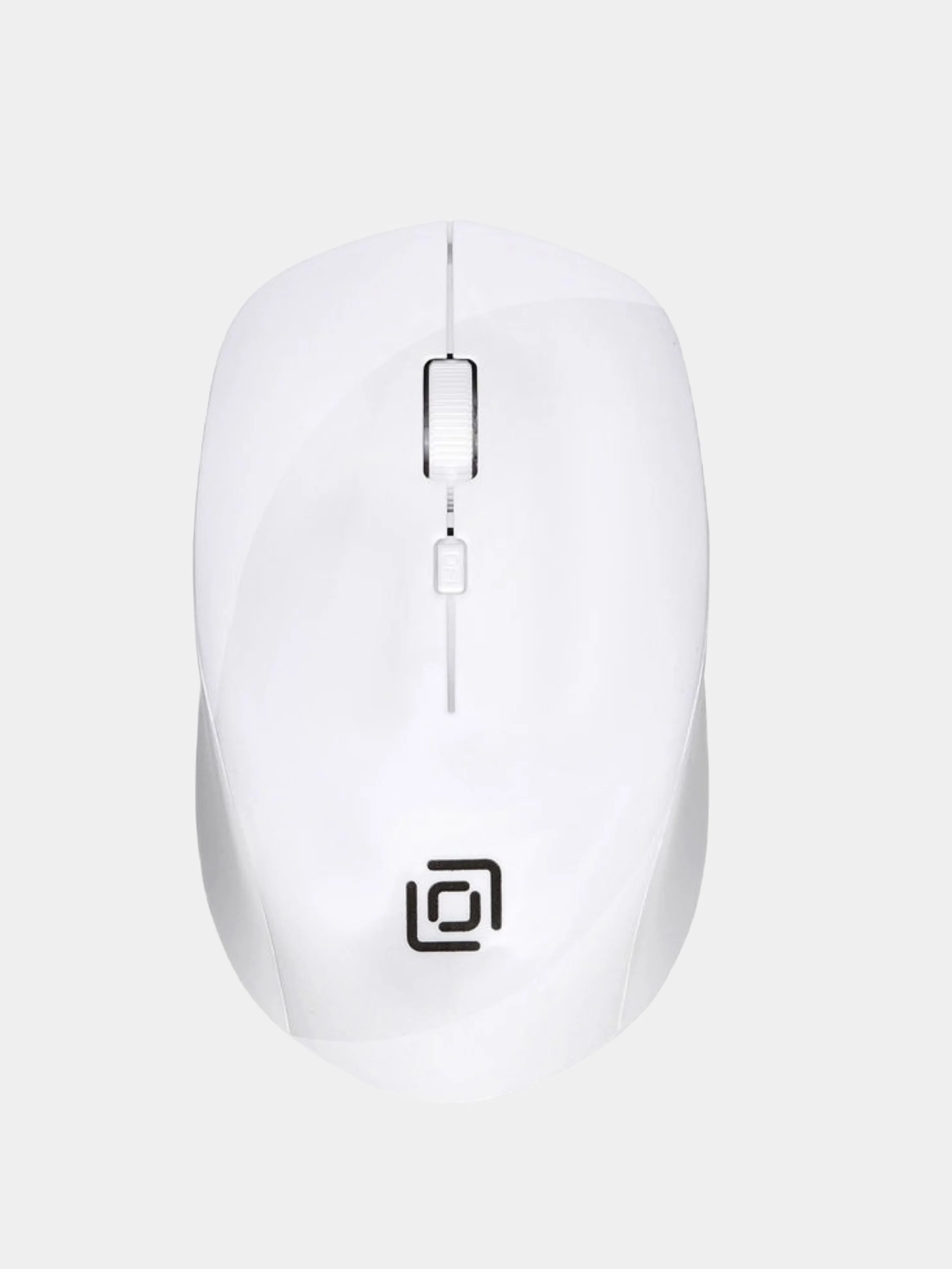 Белый мышь беспроводная Oklick 565MW Glossy, USB