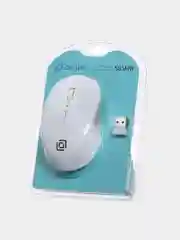 Белый мышь беспроводная Oklick 565MW Glossy, USB