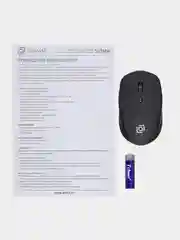 Угольный мышь беспроводная Oklick 565MW Glossy, USB