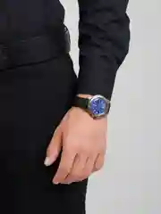 Лазурный часы мужские, наручные, механические