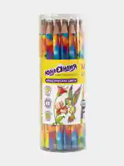 Карандаш с многоцветным грифелем МЯГКИЙ, 1шт, ЮНЛАНДИЯ MAGIC, классические цвета