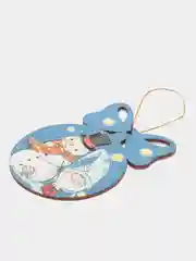Ёлочные игрушки с пожеланием, цветные