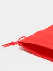 Красный мешок подарочный, холщовый, льняной