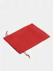 Бордовый мешок подарочный, холщовый, льняной