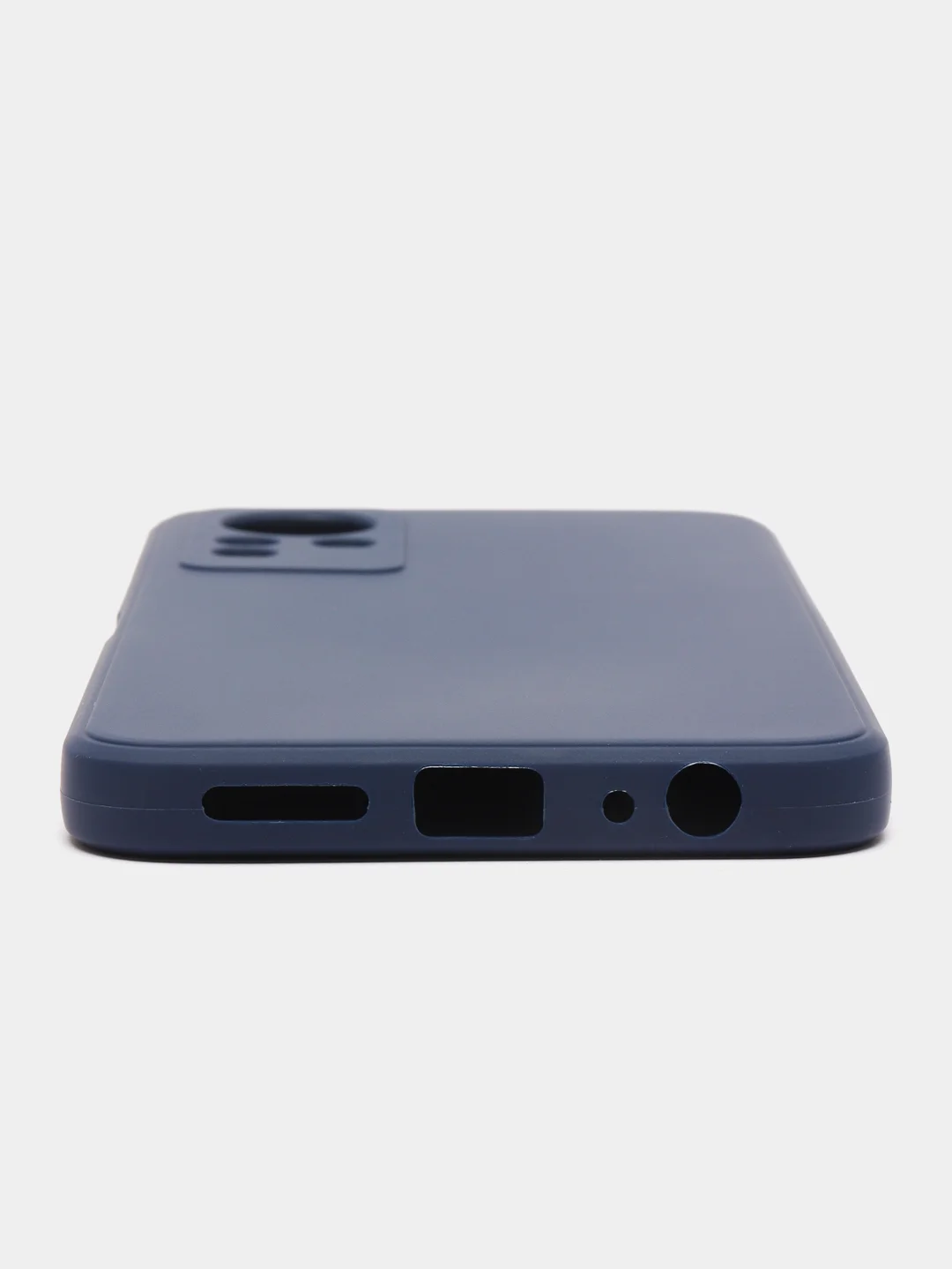 Синий чехол силиконовый для Infinix Note 11 (X663), Note 12 G88 (Инфиникс Нот 11, Нот 12), прозрачный