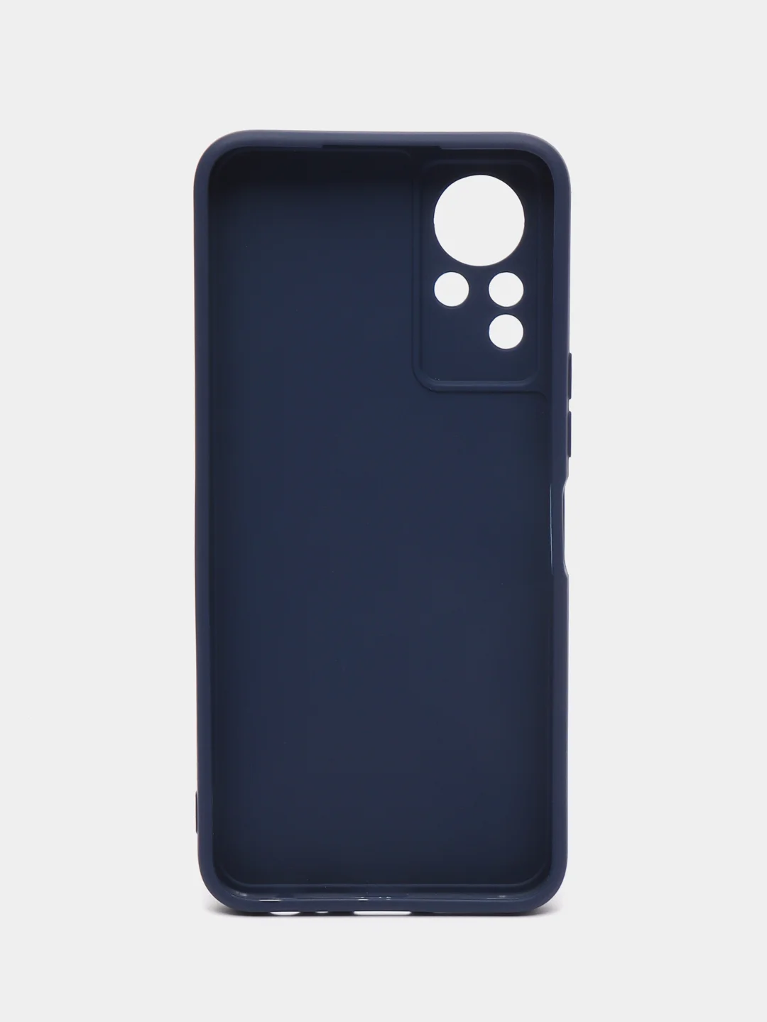 Синий чехол силиконовый для Infinix Note 11 (X663), Note 12 G88 (Инфиникс Нот 11, Нот 12), прозрачный