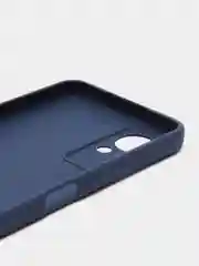Синий чехол силиконовый для Infinix Note 11 (X663), Note 12 G88 (Инфиникс Нот 11, Нот 12), прозрачный