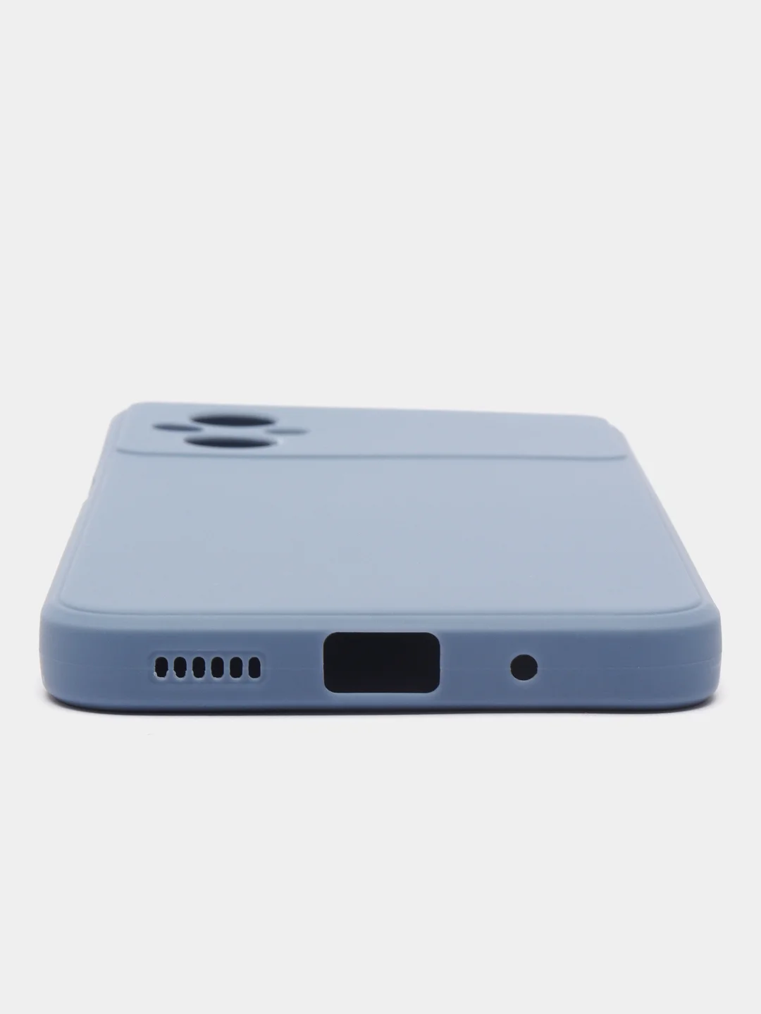 Небесно-голубой силиконовый чехол для Xiaomi POCO M5 4G / M4 5G (Поко М5 4Г / М4 5 Джи), прозрачный