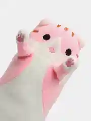Розовый мягкая игрушка Кот-батон,кот сосиска 50 см