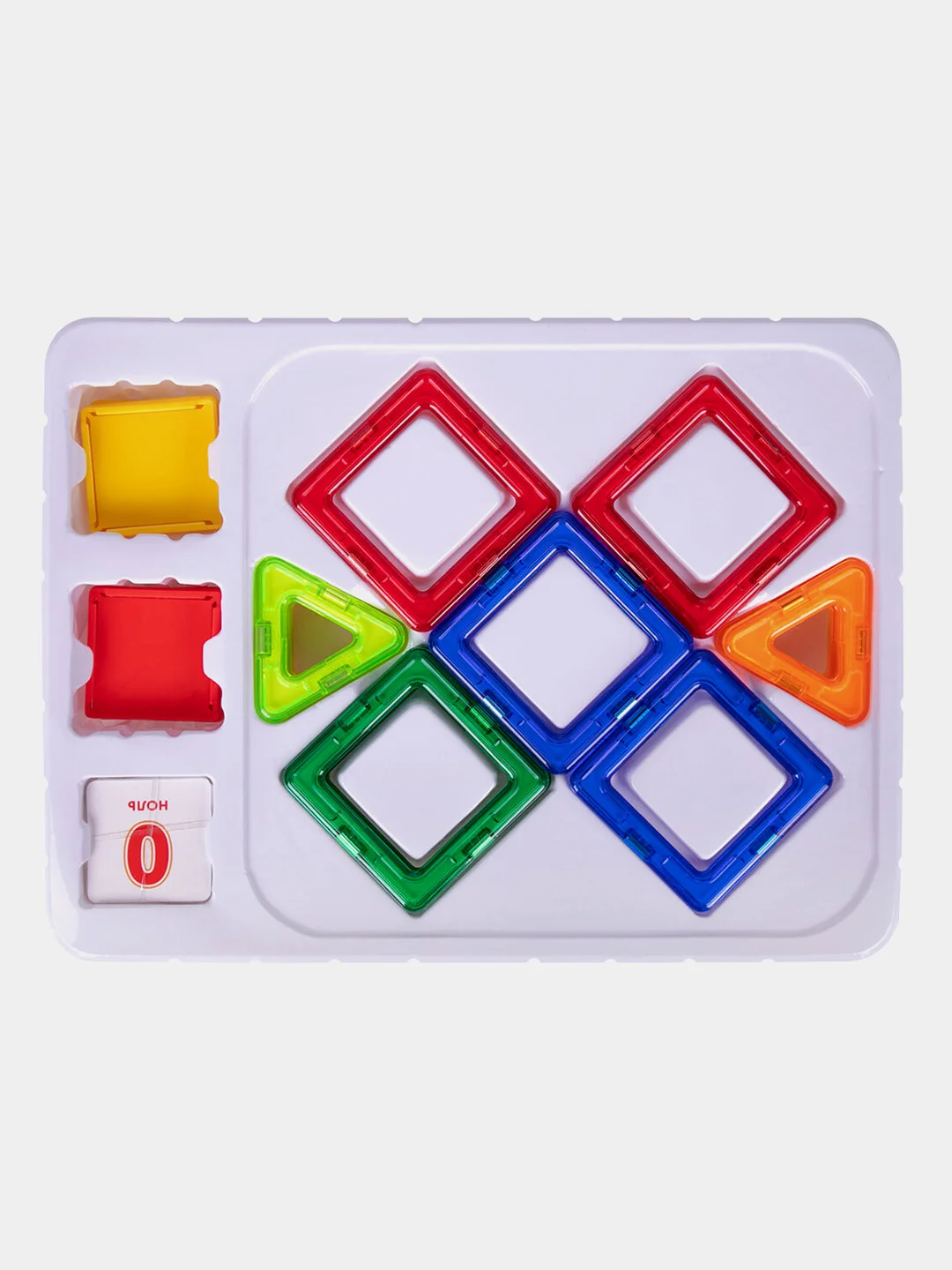 Магнитный конструктор MAGNETIC BLOCKS-19, 19 деталей, BRAUBERG KIDS, 663843