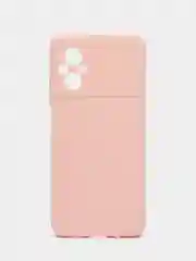 Розовый силиконовый чехол для Xiaomi POCO M5 4G / M4 5G (Поко М5 4Г / М4 5 Джи), прозрачный