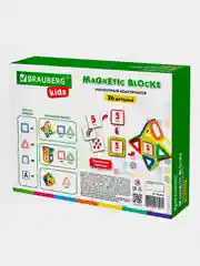 Магнитный конструктор MAGNETIC BLOCKS-26, 26 деталей, BRAUBERG KIDS, 663844