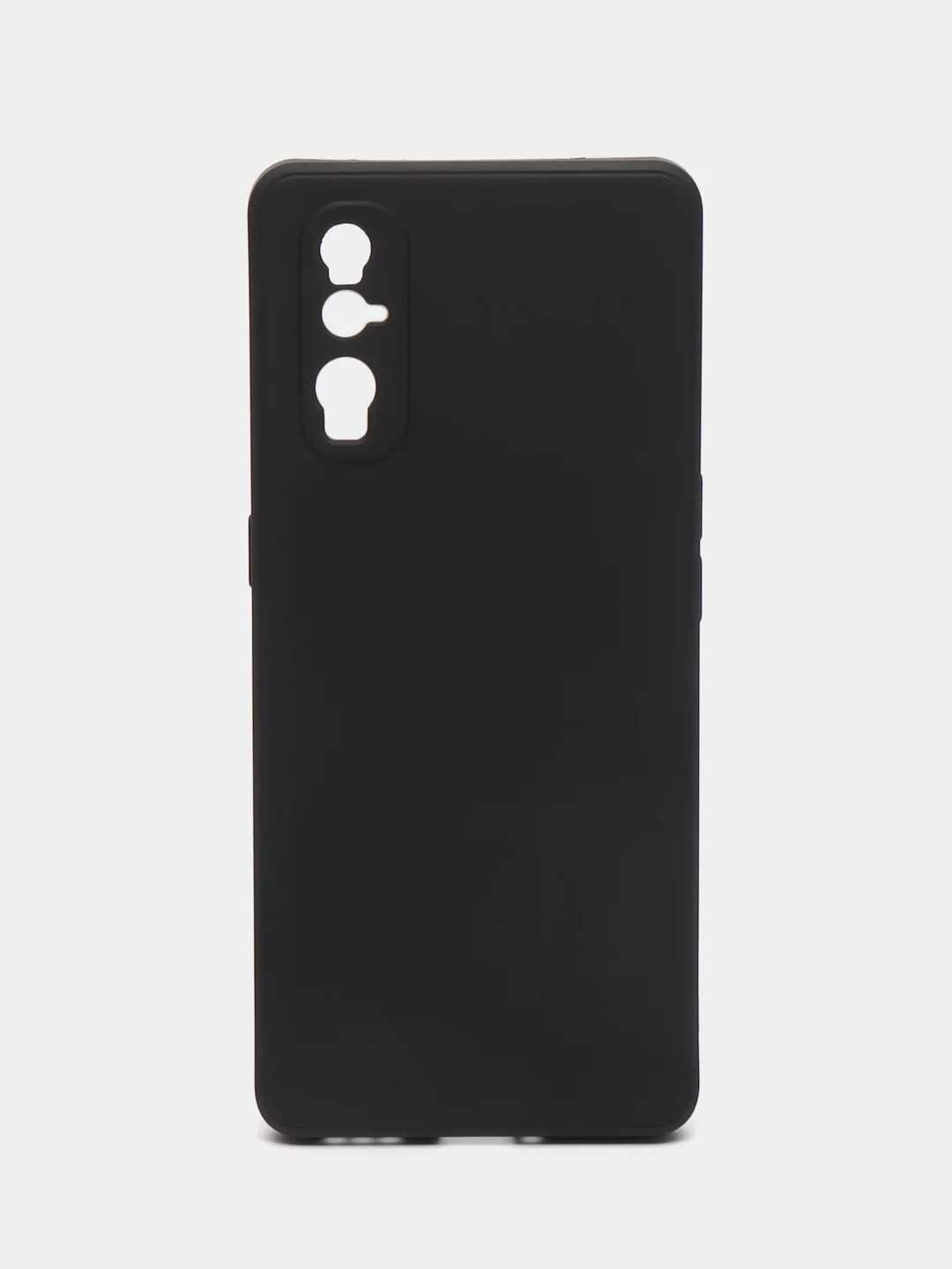 Черный чехол для OPPO Find X2 (Оппо Финд Х2), силиконовый
